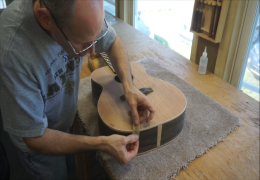 Inside Look – Ron and Lamar on the last day of their 8 Day Guitar Building Workshop